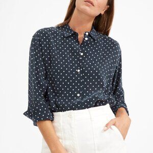 Everlane Polka Dot Oversized Shirt